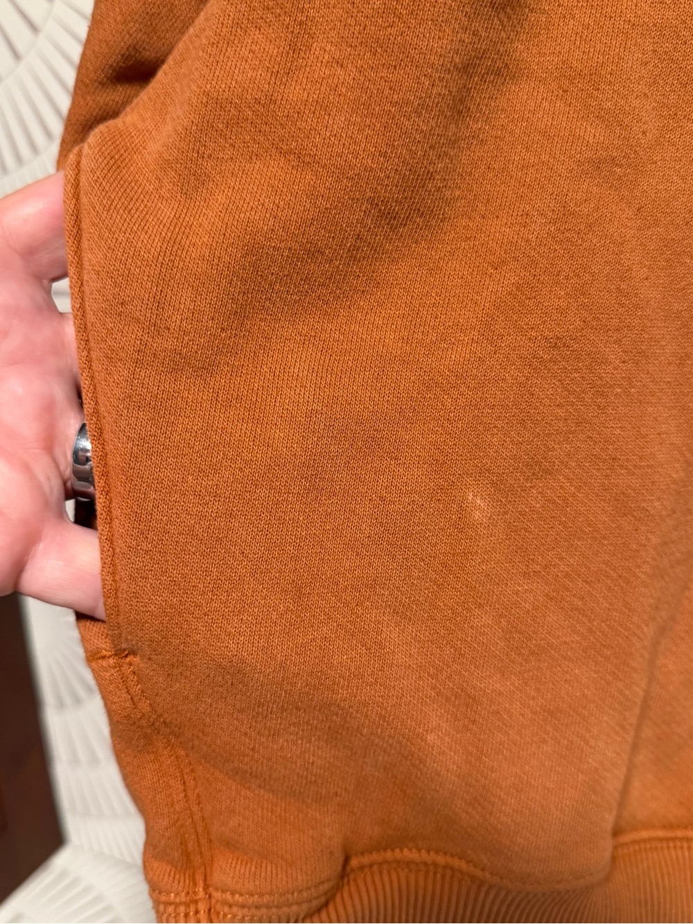 Aerie Women’s Large Rust Cowl Neck Oversized Sweatshirt XL - Picture 2 of 5